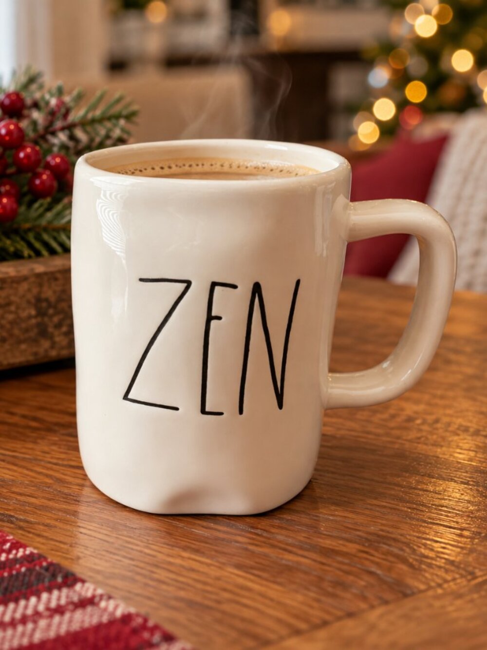 Rae Dunn Artisan Collection by Magenta "Zen" ceramic coffee mug